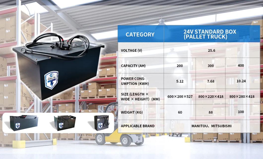 48V 300ah Lithium Ion LiFePO4 Traction Battery for Electric Forklifts and Tow Trucks/Li Ion Battery